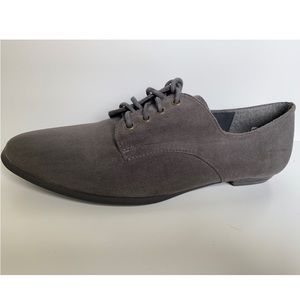 Grey Suede Oxfords